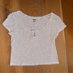 Striped Henley Top